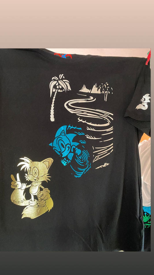 SONIC AND TAILS T SHIRT