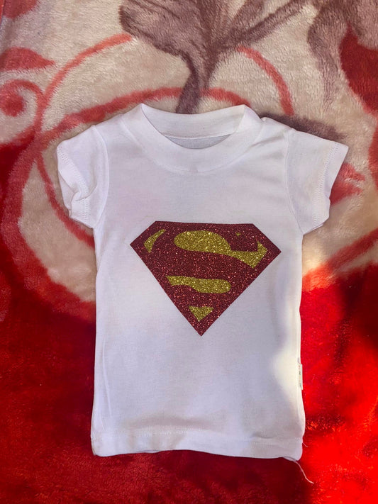 SPARKLING SUPERMAN  T SHIRT
