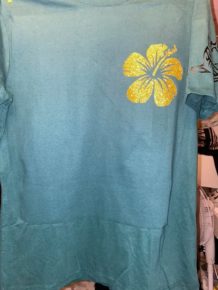 FIJI  SPARKLING HIBISCUS T SHIRT