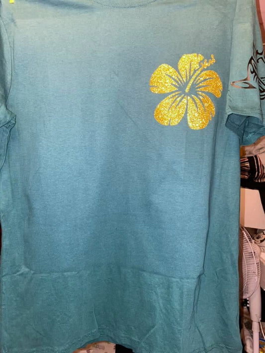 FIJI  SPARKLING HIBISCUS T SHIRT